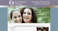 Desktop Screenshot of counselingwithin.com